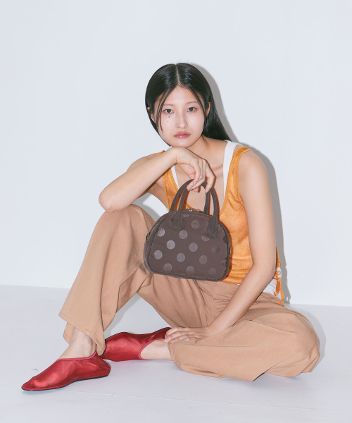 HAVEAWHALE(ハブアホエール)の「polka dots tote bag (BR)(ショルダーバッグ・レディース・その他・FREE)」の5枚目の写真