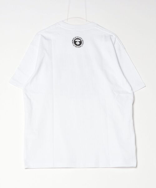 AAPE BY A BATHING APE（エーエイプバイアベイシングエイプ）の「AAPE MAIN TEE（Tシャツ/カットソー・メンズ・ブラック/ホワイト・MEDIUM/LARGE/SMALL/X-LARGE）」の10枚目の写真