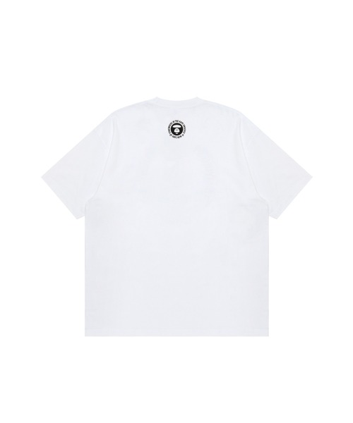 AAPE BY A BATHING APE（エーエイプバイアベイシングエイプ）の「AAPE MAIN TEE（Tシャツ/カットソー・メンズ・ブラック/ホワイト・MEDIUM/LARGE/SMALL/X-LARGE）」の3枚目の写真