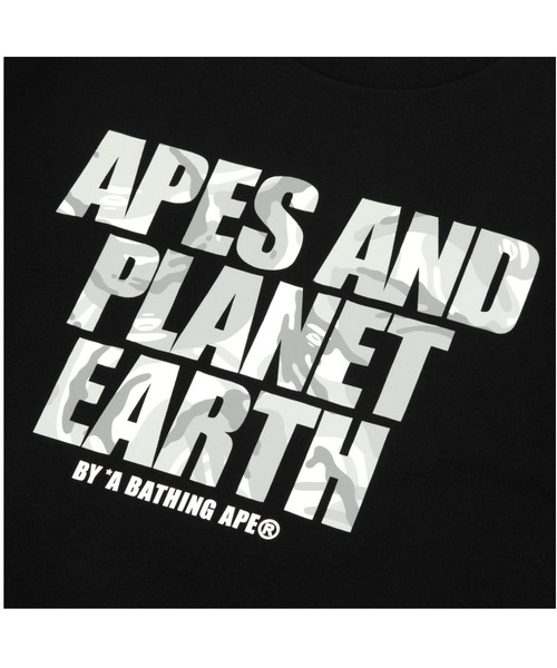 AAPE BY A BATHING APE（エーエイプバイアベイシングエイプ）の「AAPE MAIN TEE（Tシャツ/カットソー・メンズ・ブラック/ホワイト・MEDIUM/LARGE/SMALL/X-LARGE）」の7枚目の写真