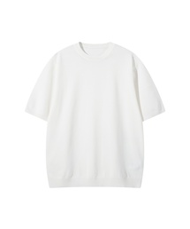 クールビスコースエッセンシャルラウンドハーフニット (3 COLOR)