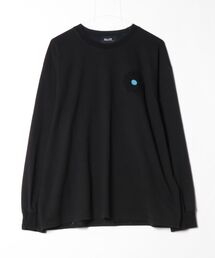 NOIR（ノワール）の「ワンポイント長袖Tシャツ（Tシャツ/カットソー）」