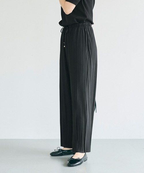 coca（coca）（コカ）の「接触冷感プリーツイージーパンツ（その他パンツ・レディース・ブラック/チャコール・M/L/S）」の10枚目の写真