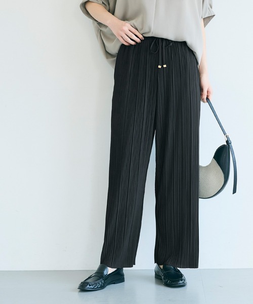 coca（coca）（コカ）の「接触冷感プリーツイージーパンツ（その他パンツ・レディース・ブラック/チャコール・M/L/S）」の12枚目の写真