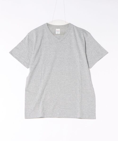 TONE SELECT GOODS（トーンセレクトグッズ）の「5.6オンス ヘビーウェイトVネックTシャツ（00108-VCT）（108-VCT）（Tシャツ/カットソー・メンズ・杢グレー/アーミー/ネイビー/バーガンディー/ブラック/ホワイト・SMALL/X-LARGE/MEDIUM/LARGE）」の3枚目の写真