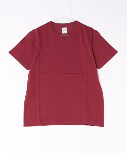 TONE SELECT GOODS（トーンセレクトグッズ）の「5.6オンス ヘビーウェイトVネックTシャツ（00108-VCT）（108-VCT）（Tシャツ/カットソー・メンズ・杢グレー/アーミー/ネイビー/バーガンディー/ブラック/ホワイト・SMALL/X-LARGE/MEDIUM/LARGE）」の6枚目の写真