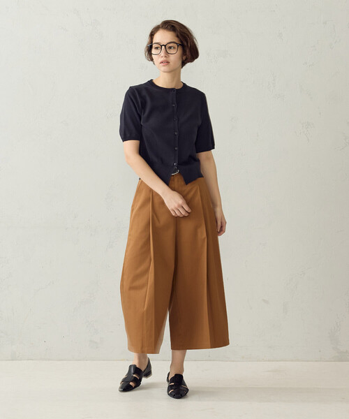 COMME CA ISM（コムサイズム）の「キュロットパンツ（その他パンツ・レディース・キャメル/ネイビー・LARGE/MEDIUM）」の11枚目の写真