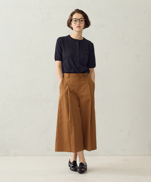 COMME CA ISM（コムサイズム）の「キュロットパンツ（その他パンツ・レディース・キャメル/ネイビー・LARGE/MEDIUM）」の12枚目の写真