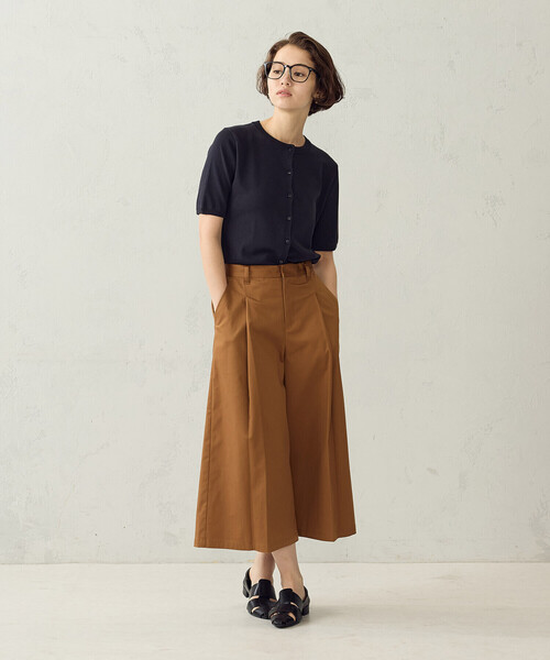 COMME CA ISM（コムサイズム）の「キュロットパンツ（その他パンツ・レディース・キャメル/ネイビー・LARGE/MEDIUM）」の13枚目の写真