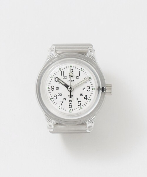 TIMEX(タイメックス)の「<TIMEX>キャンパー リング ウォッチ(デジタル腕時計・メンズ・シルバー/ゴールド・FREE)」の2枚目の写真