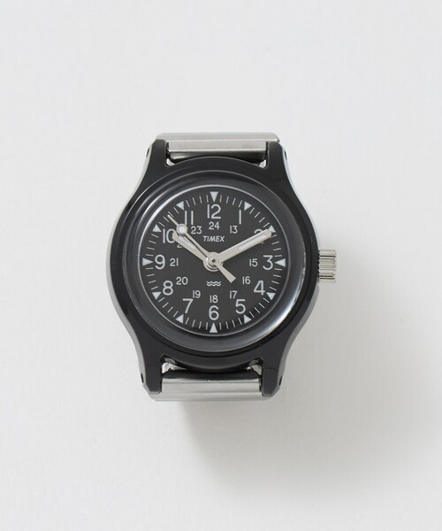 TIMEX(タイメックス)の「<TIMEX>キャンパー リング ウォッチ(デジタル腕時計・メンズ・シルバー/ゴールド/ブラック・FREE)」の2枚目の写真
