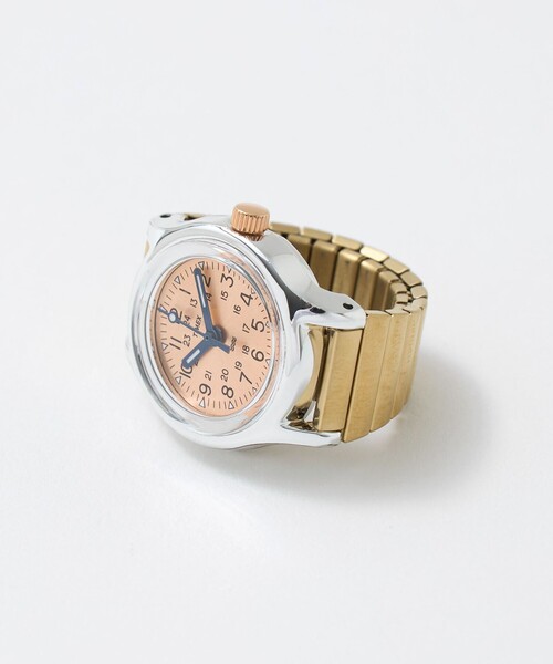TIMEX(タイメックス)の「<TIMEX>キャンパー リング ウォッチ(デジタル腕時計・メンズ・シルバー/ゴールド・FREE)」の4枚目の写真