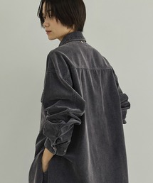 SALON adam et rope'（サロン アダム エ ロペ）の「フェードコーデュロイオーバーシャツ   セットアップ対応（シャツ/ブラウス）」