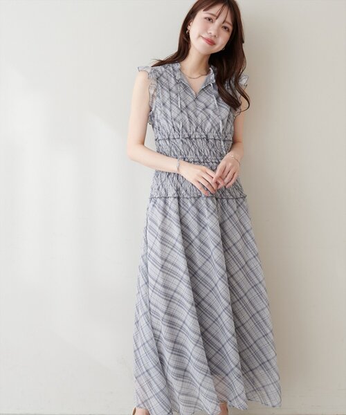 natural couture(ナチュラルクチュール)の「ウエストシャーリングプチハイワンピース(ワンピース・レディース・その他1/その他3/その他2/その他4・MEDIUM/LARGE)」の3枚目の写真