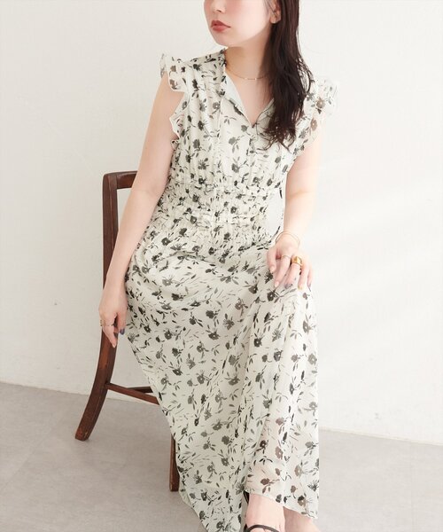 natural couture(ナチュラルクチュール)の「ウエストシャーリングプチハイワンピース(ワンピース・レディース・その他1/その他3/その他2/その他4・MEDIUM/LARGE)」の10枚目の写真