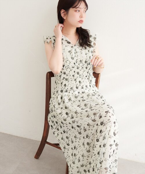 natural couture(ナチュラルクチュール)の「ウエストシャーリングプチハイワンピース(ワンピース・レディース・その他1/その他3/その他2/その他4・MEDIUM/LARGE)」の11枚目の写真