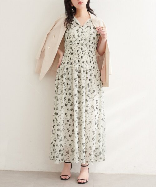 natural couture(ナチュラルクチュール)の「ウエストシャーリングプチハイワンピース(ワンピース・レディース・その他1/その他3/その他2/その他4・MEDIUM/LARGE)」の15枚目の写真