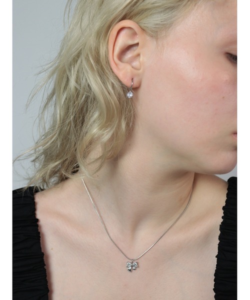 Bilan(ビラン)の「( 金属アレルギー軽減 サージカルステンレス ) ジルコニアフックピアス / 【BILAN】 Zirconia Hook Pierce(ピアス(両耳用)・レディース・シルバー/ゴールド・FREE)」の4枚目の写真