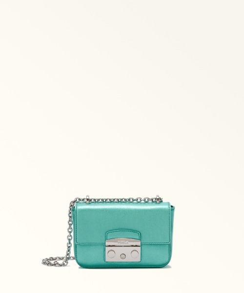FURLA(フルラ)の「フルラ メトロポリス (Furla Metropolis) ミニクロスボディバッグ(ショルダーバッグ・レディース・グリーン系・ONE SIZE)」の1枚目の写真