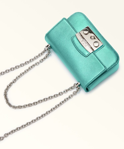 FURLA(フルラ)の「フルラ メトロポリス (Furla Metropolis) ミニクロスボディバッグ(ショルダーバッグ・レディース・グリーン系・ONE SIZE)」の4枚目の写真