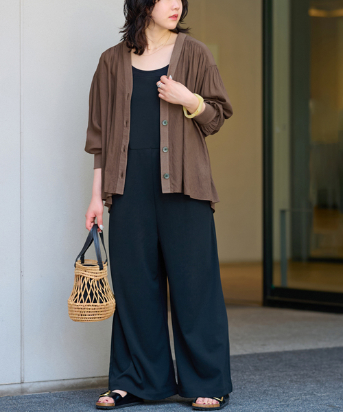 JOURNAL STANDARD relume(ジャーナルスタンダード レリューム)の「《追加6》T/R強撚ブラウス(シャツ/ブラウス・レディース・ブラック/ブラウン・FREE)」の19枚目の写真