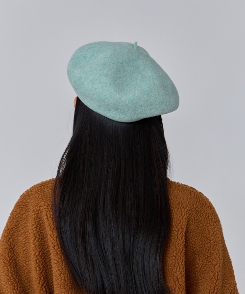 OVERRIDE(オーバーライド)の「OVERRIDE BASQUE BASIC BERET / オーバーライド(ハンチング/ベレー帽・レディース・ライトグレー/ネイビー/ライトブルー/ブラック/ホワイト/キャメル/レッド・M/57.5cm/L 59cm)」の17枚目の写真