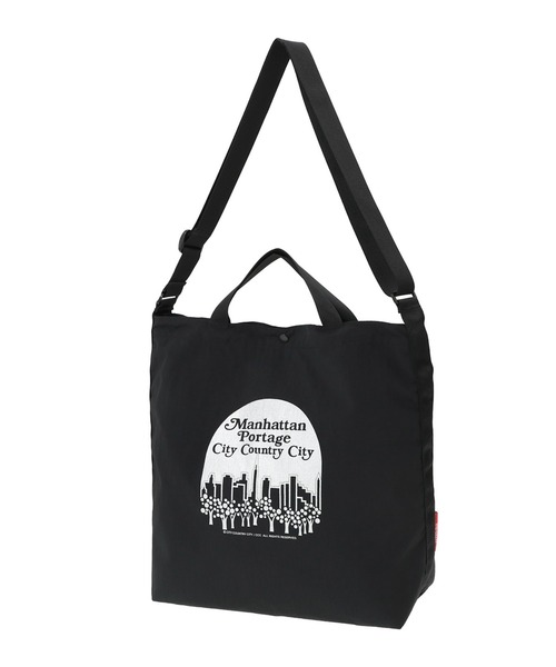 Manhattan Portage(マンハッタンポーテージ)の「THE BURG SHOULDER BAG RIPSTOP TASLAN CCC(ショルダーバッグ・メンズ・ブラック・MEDIUM)」の11枚目の写真