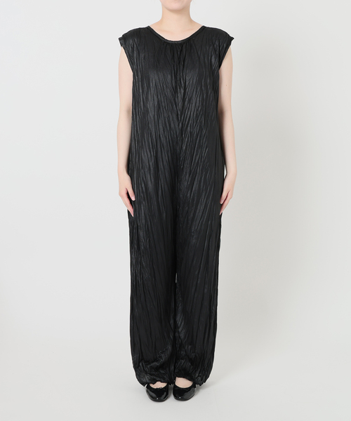 IENA(イエナ)の「5-knot/ファイブノット CRINKLE-FIN SALOPETTE サロペット 5KIE-CRCL-0001(サロペット/オーバーオール・レディース・ブラック/ブラウン・MEDIUM/SMALL)」の18枚目の写真