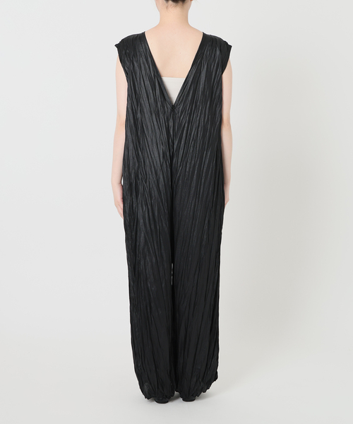IENA(イエナ)の「5-knot/ファイブノット CRINKLE-FIN SALOPETTE サロペット 5KIE-CRCL-0001(サロペット/オーバーオール・レディース・ブラック/ブラウン・MEDIUM/SMALL)」の20枚目の写真