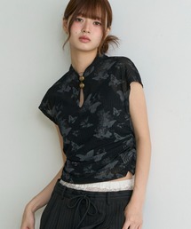 チャイナシアーTシャツ
