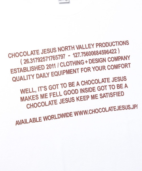 Chocolate Jesus (チョコレートジーザス )の「CHOCOLATE JESUS SS TEE(Tシャツ/カットソー・メンズ・ホワイト/アッシュ/ブラウン/イエロー・LARGE/SMALL/MEDIUM)」の5枚目の写真