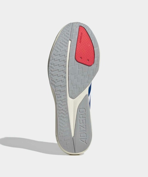 adidas(アディダス)の「アディゼロ BK / Adizero BK / ランニングシューズ / アディダス adidas(スニーカー・メンズ・ホワイト×ブルー・25.5cm/26.0cm/26.5cm/27.0cm/27.5cm/28.0cm/28.5cm/29.0cm)」の3枚目の写真