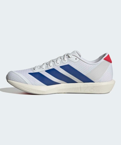 adidas(アディダス)の「アディゼロ BK / Adizero BK / ランニングシューズ / アディダス adidas(スニーカー・メンズ・ホワイト×ブルー・25.5cm/26.0cm/26.5cm/27.0cm/27.5cm/28.0cm/28.5cm/29.0cm)」の6枚目の写真