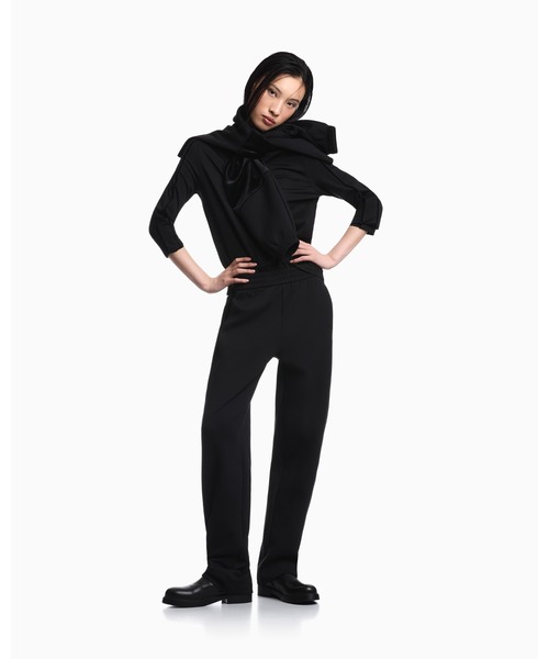 EMPORIO ARMANI(エンポリオアルマーニ)の「【エンポリオ アルマーニ】コットン 長袖Tシャツ Travel Essential(Tシャツ/カットソー・レディース・ブラック・LARGE/MEDIUM/SMALL/X-SMALL)」の5枚目の写真