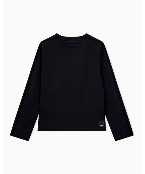 EMPORIO ARMANI(エンポリオアルマーニ)の「【エンポリオ アルマーニ】コットン 長袖Tシャツ Travel Essential(Tシャツ/カットソー・レディース・ブラック・LARGE/MEDIUM/SMALL/X-SMALL)」の7枚目の写真