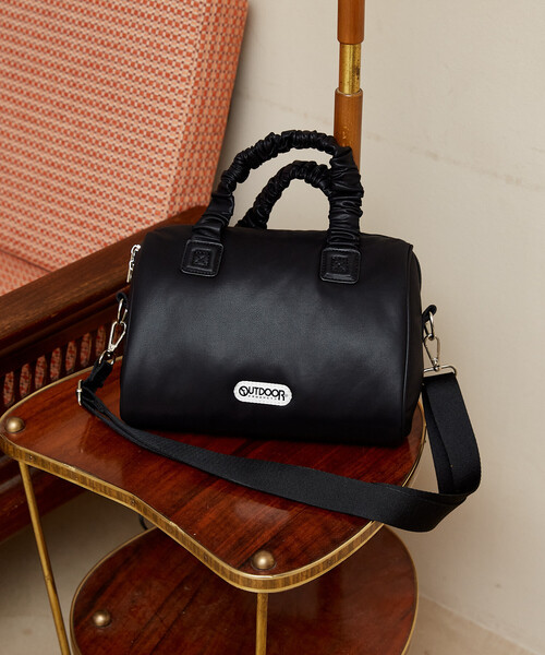 OUTDOOR PRODUCTS(アウトドアプロダクツ)の「OUTDOOR PRODUCTS/アウトドアプロダクツ ギャザー ハンドル 2WAY ショルダー トートバッグ 限定展開(ショルダーバッグ・レディース・ブラウン/ブラック/サックスブルー・ONE SIZE)」の8枚目の写真