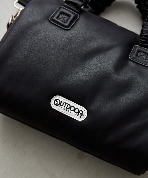 OUTDOOR PRODUCTS(アウトドアプロダクツ)の「OUTDOOR PRODUCTS/アウトドアプロダクツ ギャザー ハンドル 2WAY ショルダー トートバッグ 限定展開(ショルダーバッグ・レディース・ブラウン/ブラック/サックスブルー・ONE SIZE)」の11枚目の写真
