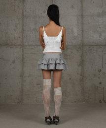 angel wing sleeveless - white dot