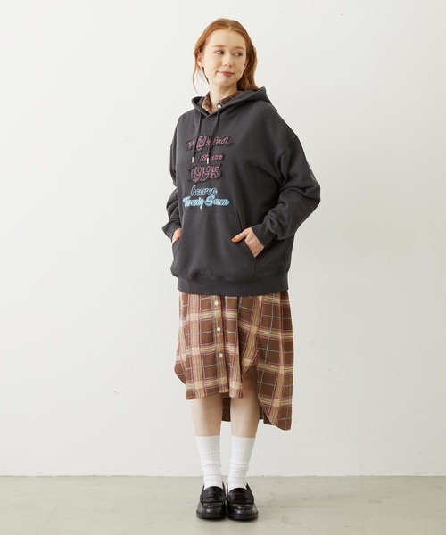 MILKFED.(ミルクフェド)の「LOGO PLAID SHIRT DRESS(ワンピース・レディース・ブルー/ブラウン/ブラック・M/S)」の20枚目の写真