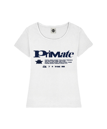 RUSH レディース Uネックスリムフィット半袖Tシャツ 6 COLORS