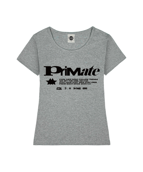 PRIMATE(プライメイト)の「RUSH レディース Uネックスリムフィット半袖Tシャツ 6 COLORS(Tシャツ/カットソー・レディース・ホワイト/ミックスグレー/ネイビー/ブラック/ミント/ネイビー系・SMALL/MEDIUM)」の9枚目の写真