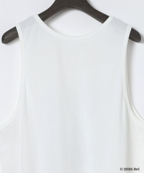 eL(エル)の「【Bei×eL】Sleeve Less TEE/1067042(Tシャツ/カットソー・レディース・ブルー/ホワイト・FREE)」の21枚目の写真