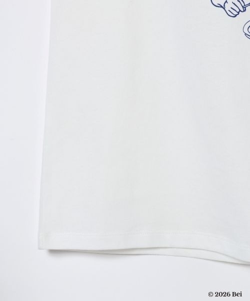 eL(エル)の「【Bei×eL】Sleeve Less TEE/1067042(Tシャツ/カットソー・レディース・ブルー/ホワイト・FREE)」の20枚目の写真