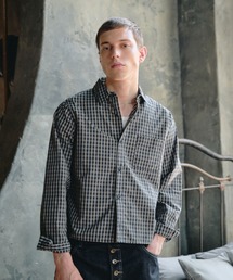 Regen Glanz(���[�Q���O�����c)��classic check box fit shirt / �N���V�b�N�`�F�b�N�{�b�N�X�t�B�b�g�V���c(�V���c/�u���E�X)
