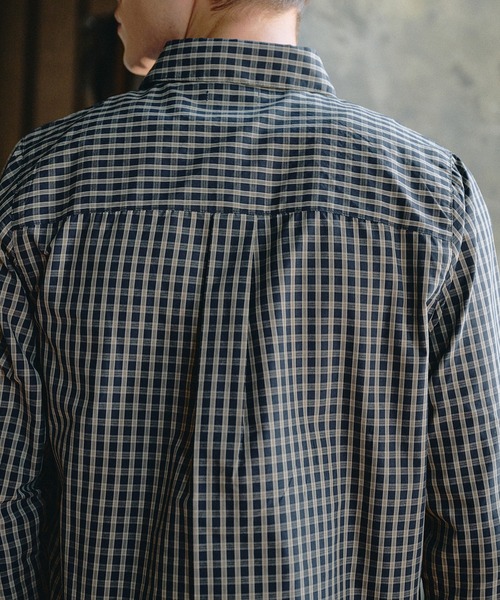 Regen Glanz(レーゲングランツ)の「classic check box fit shirt / クラシックチェックボックスフィットシャツ(シャツ/ブラウス・メンズ・グレー/ベージュ/ネイビー・MEDIUM/LARGE/SMALL)」の16枚目の写真