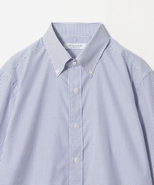 A DAY IN THE LIFE UNITED ARROWS(アデイインザライフユナイテッドアローズ)の「グラフチェック ボタンダウン レギュラーフィットシャツ-イージーケア-<A DAY IN THE LIFE>(シャツ/ブラウス・メンズ・コバルトブルー・42cm/37cm/38cm/39cm/40cm/41cm)」の11枚目の写真