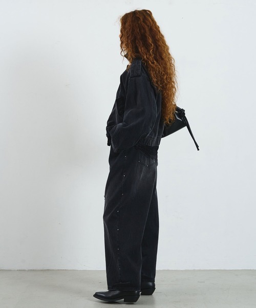 ROSE BUD(ローズバッド)の「mici/VOLUME SLEEVE DENIM JACKET(その他アウター・レディース・ライトインディゴブルー/ブラック・ONE SIZE)」の20枚目の写真