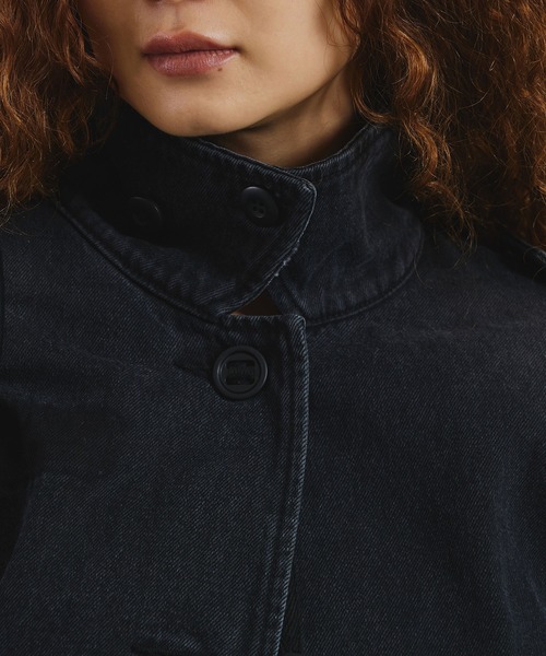 ROSE BUD(ローズバッド)の「mici/VOLUME SLEEVE DENIM JACKET(その他アウター・レディース・ライトインディゴブルー/ブラック・ONE SIZE)」の22枚目の写真