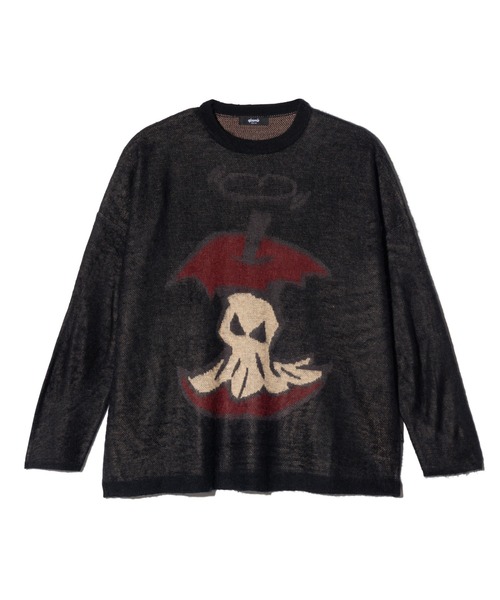 glamb(グラム)の「Eaten Apple Knit / イートゥンアップルニット(ニット/セーター・メンズ・ブラウン/ブラック/ブルー・M/L)」の6枚目の写真