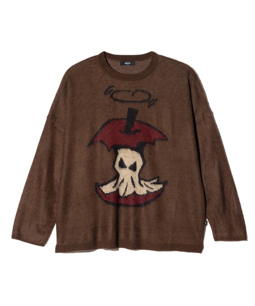 glamb(グラム)の「Eaten Apple Knit / イートゥンアップルニット(ニット/セーター・メンズ・ブラウン/ブラック/ブルー・M/L)」の7枚目の写真